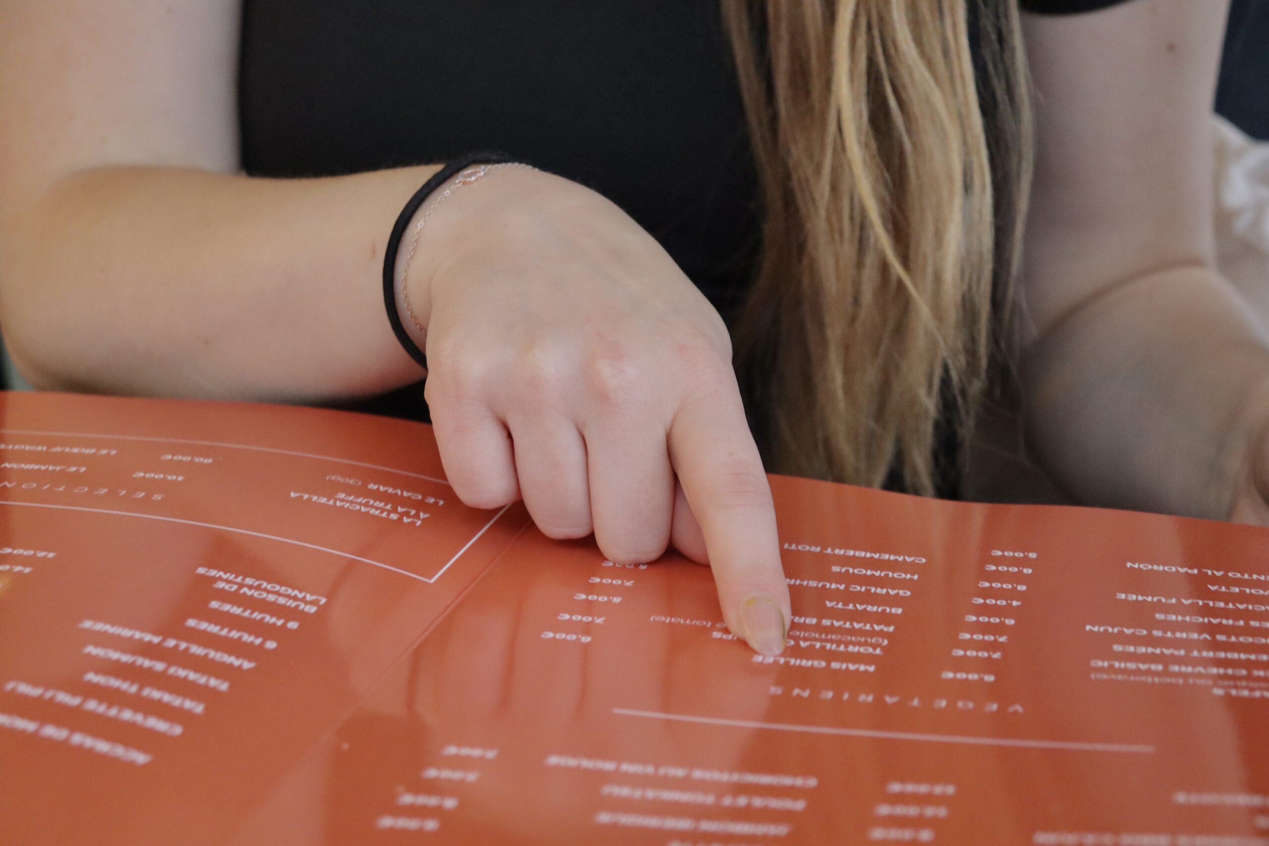 Conception de carte restaurant